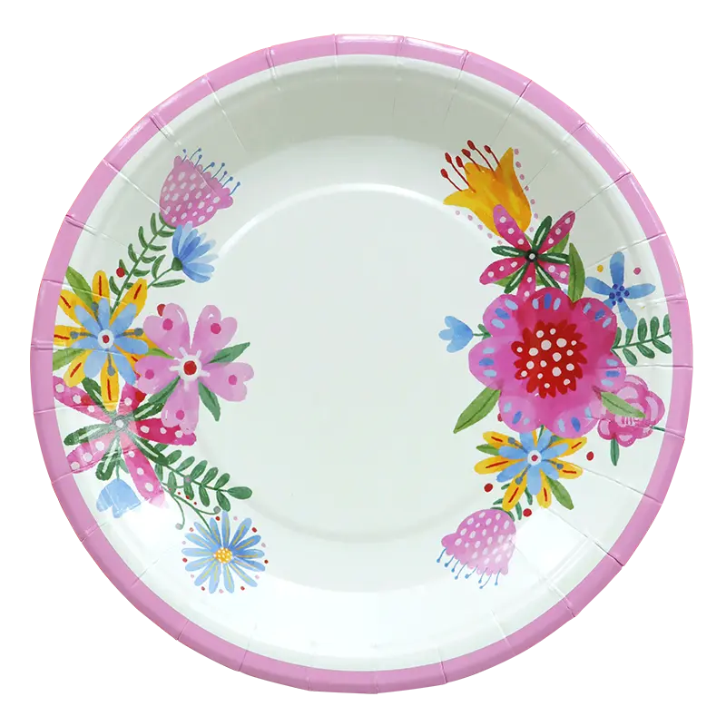Set plat kertas 10in dan 8.5in 12pcs