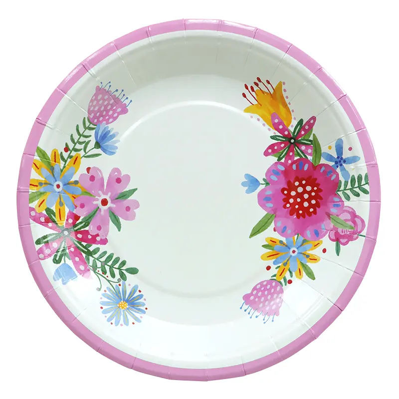 Plat kertas set pesta